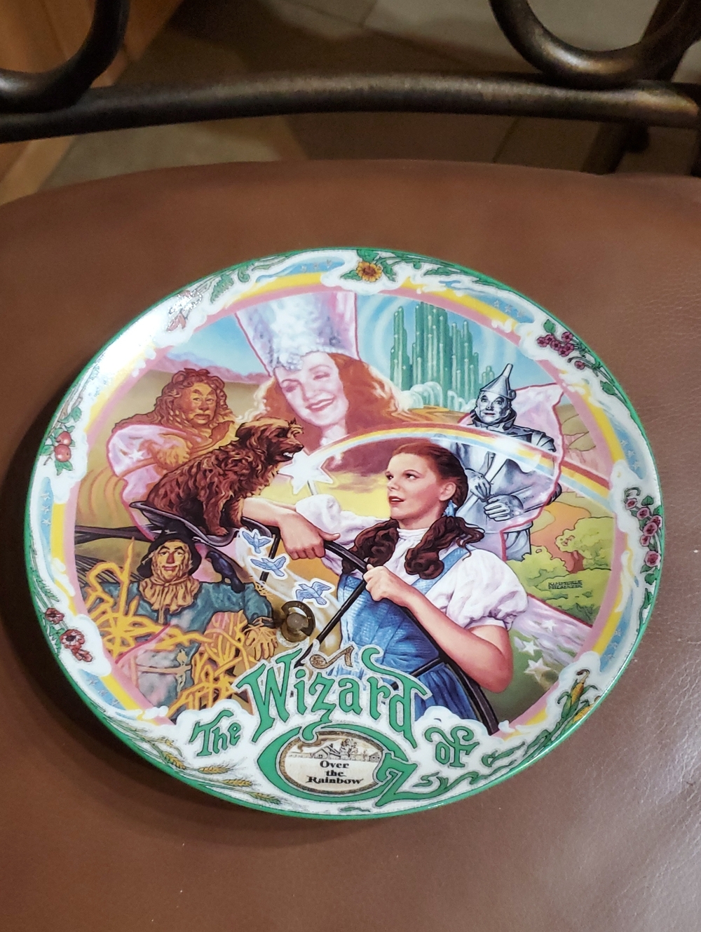 Vintage 1993 Wizard of Oz Collection Plate Knowles Turner Entertainment Musical